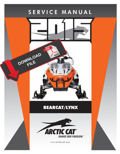 Arctic Cat 2015 Bearcat 5000 XT LTD Service Manual