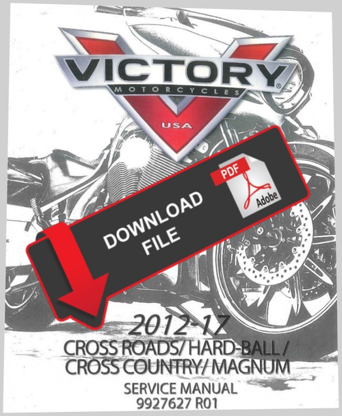 Victory 2012 Cross Country Service Manual