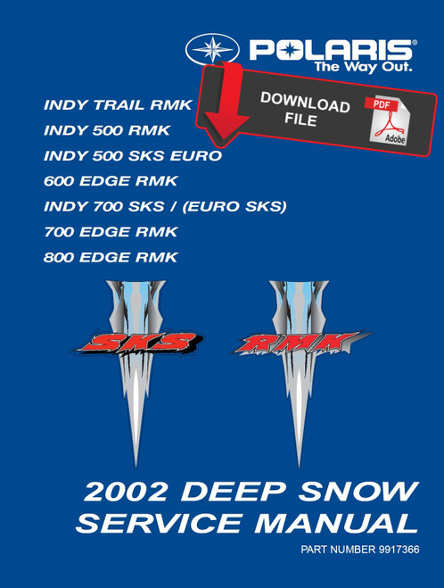 Polaris 2002 Indy 700 SKS Service Manual