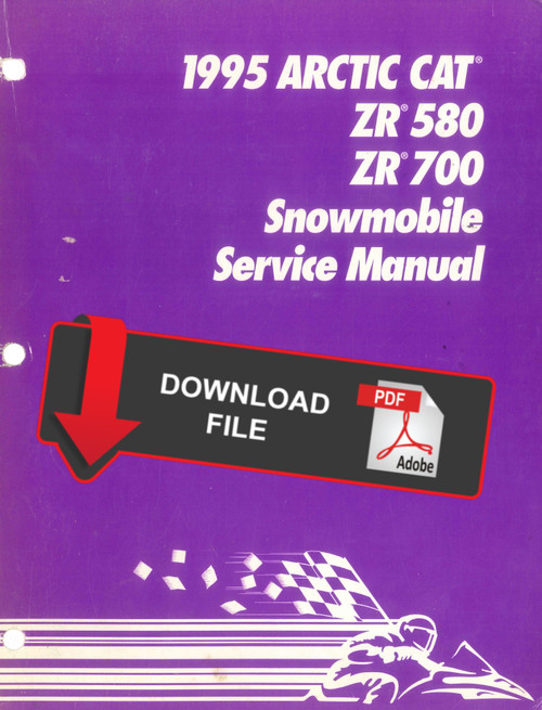 Arctic Cat 1995 ZR 580 Snowmobile Service Manual