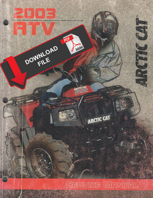 Arctic Cat 2003 ATV 250 2x4 Service Manual