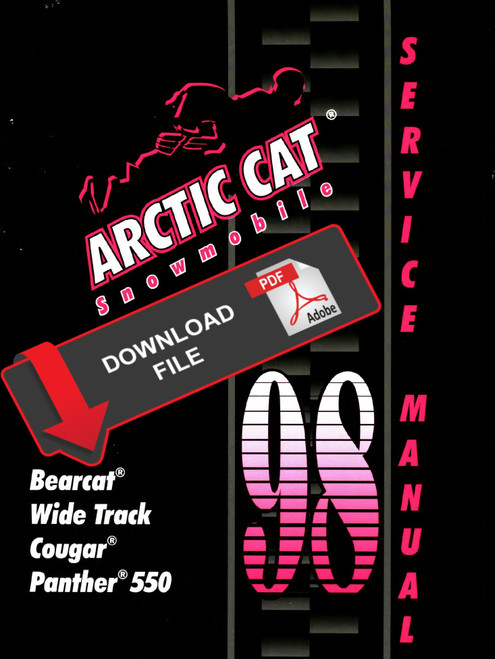 Arctic Cat 1998 Cougar Snowmobile Service Manual