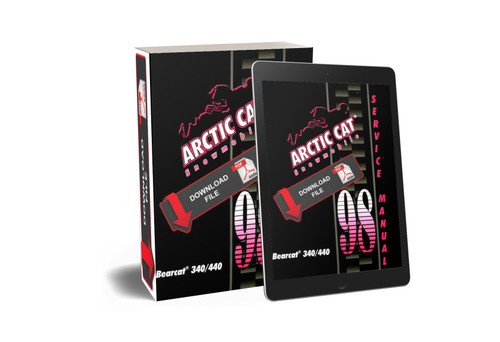 Arctic Cat 1998 Panther 340 Snowmobile Models Service Manual