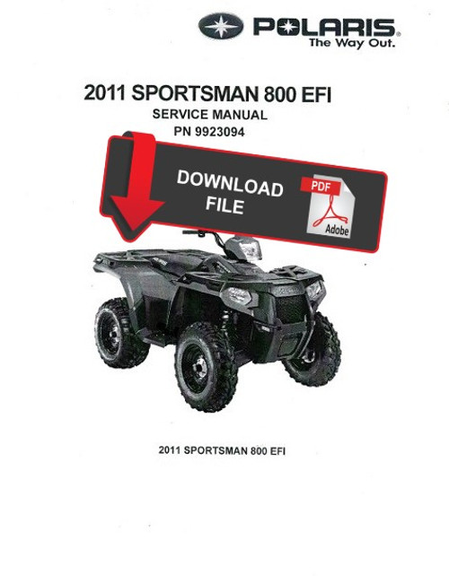 Polaris 2011 Sportsman 800 EFI Service Manual