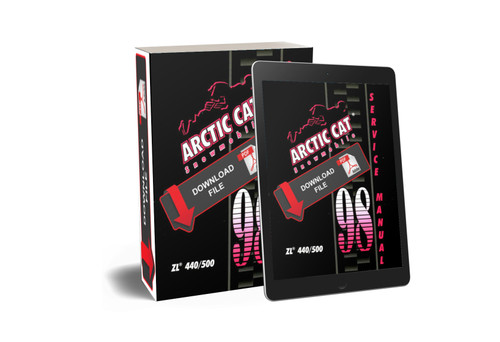 Arctic Cat 1998 ZR 440 Snowmobile Models Service Manual