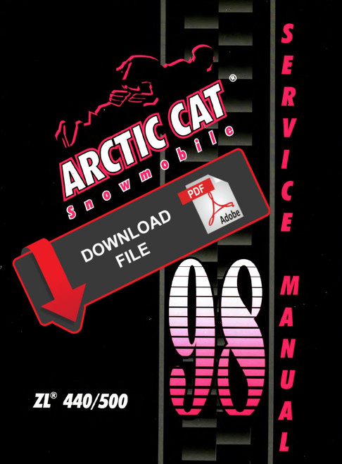 Arctic Cat 1998 ZL 440 Service Manual