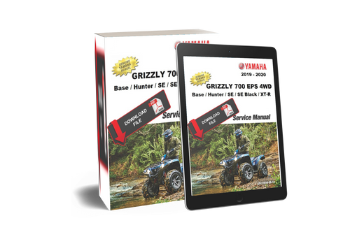 Yamaha 2019 Grizzly EPS 4WD SE Black Service Manual