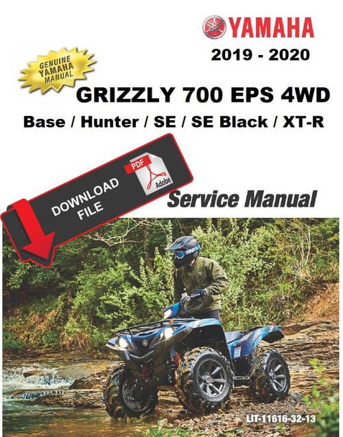 Yamaha 2020 Grizzly 700 EPS XT-R Service Manual