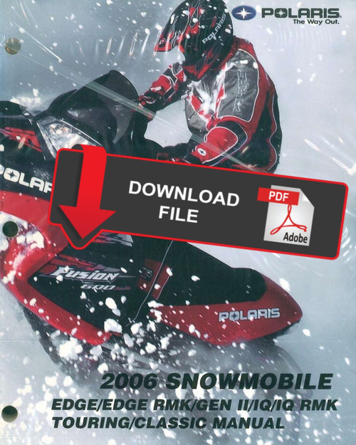 Polaris 2006 700 Touring Euro Snowmobile Service Manual
