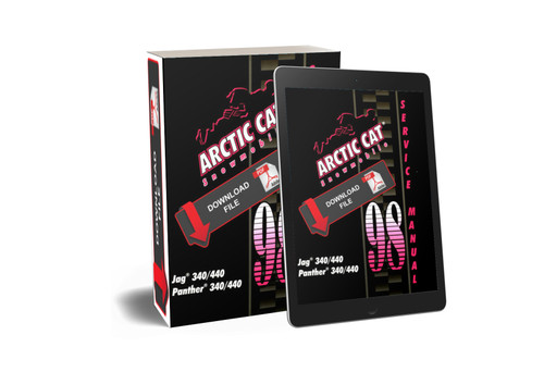 Arctic Cat 1998 Panther 340 Snowmobile Models Service Manual