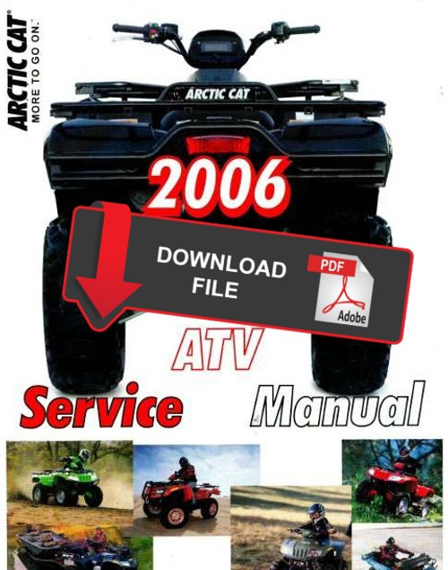 Arctic Cat 2006 ATV 650 V-2 4x4 Automatic Service Manual