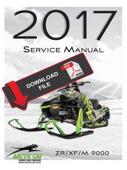 Arctic Cat 2017 XF 9000 CrossTrek 137 Service Manual