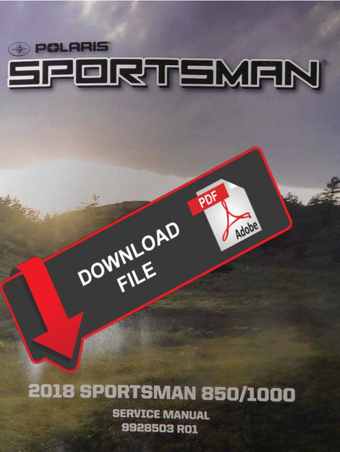 Polaris 2018 Sportsman 850 SP Service Manual