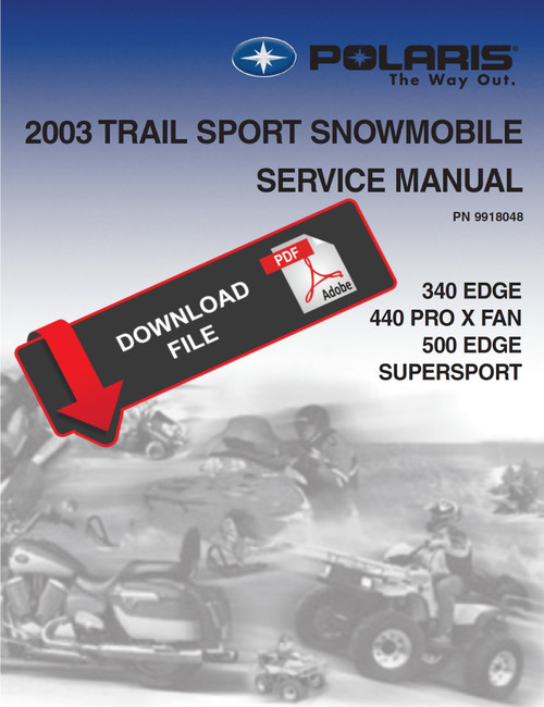 Polaris 2003 Super Sport Snowmobile Service Manual