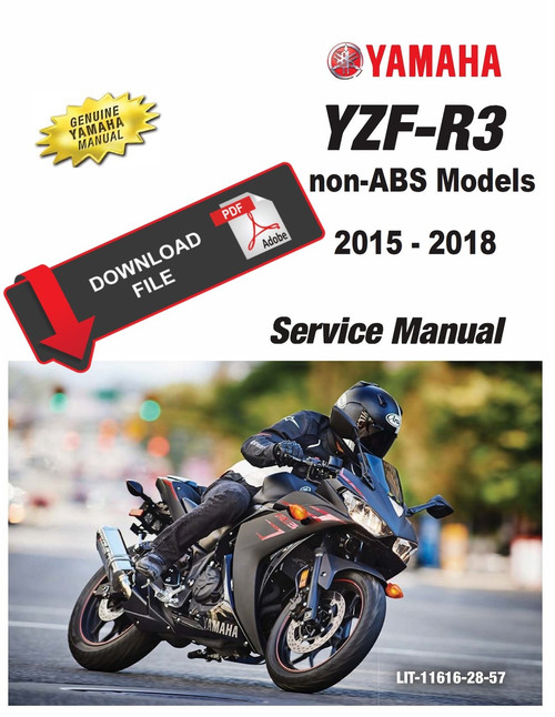 Yamaha 2016 YZF-R3 Service Manual