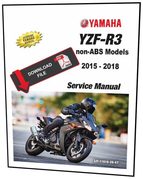 Yamaha 2017 YZF-R3 Service Manual