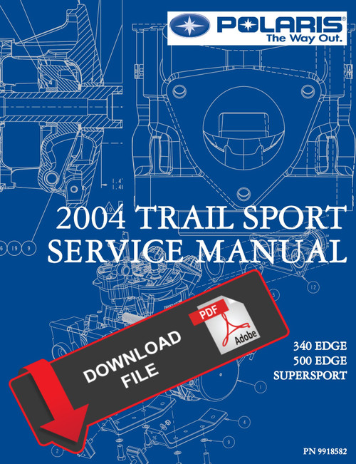 Polaris 2004 Trail Sport Snowmobiles Service Manual