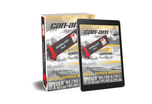 Can-Am 2013 Spyder ST Limited Service Manual