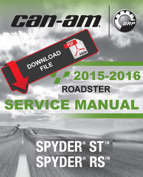 Can-Am 2015 Spyder STS Service Manual