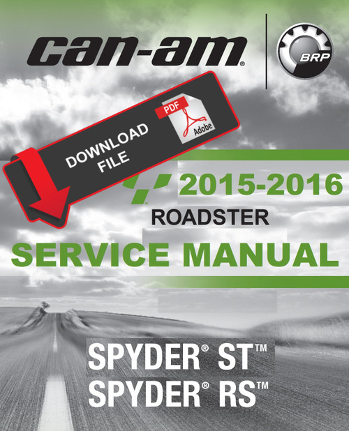 Can-Am 2016 Spyder ST Limited Service Manual