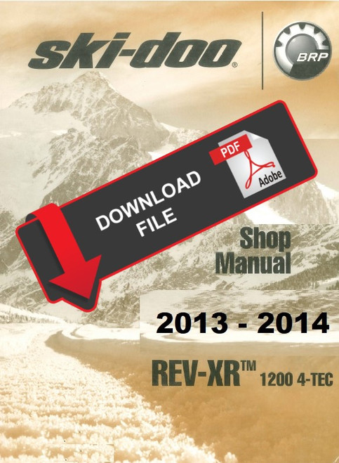 Ski-Doo 2014 MX Z X 1200 4-TEC Service Manual