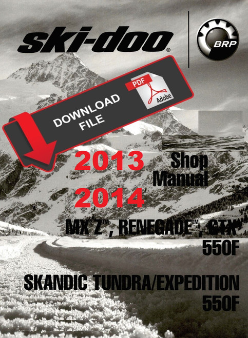 Ski-Doo 2013 Renegade Sport 550F Service Manual