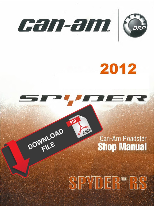 Can-Am 2012 Spyder RS Service Manual