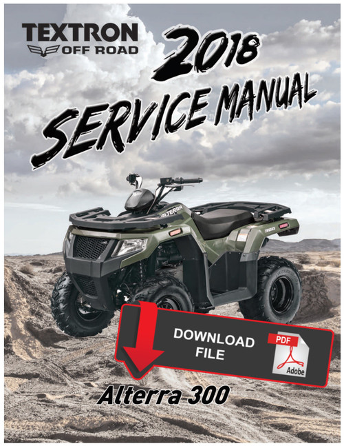 Textron Arctic Cat 2018 Alterra 300 4x4 Service Manual