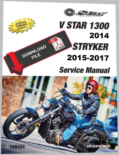 Yamaha 2014 V-Star 1300 Service Manual
