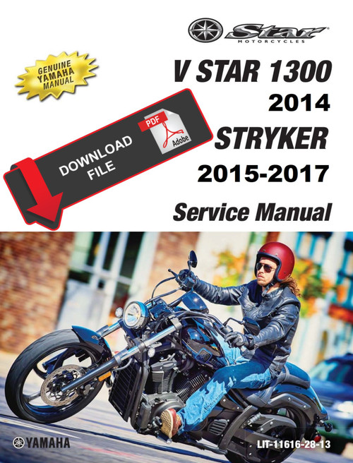 Yamaha 2015 Stryker Bullet Cowl Service Manual