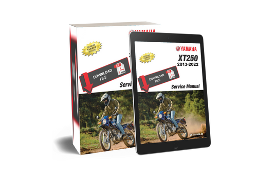 Yamaha 2013 XT250 Service Manual