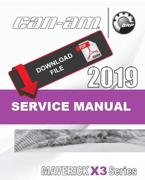 Can-Am 2019 Maverick X3 x RS Turbo R Service Manual