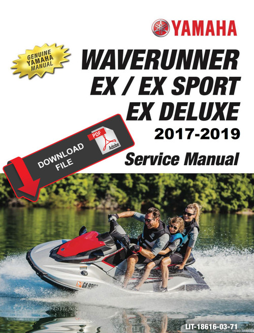 Yamaha 2019 Waverunner EX Deluxe Service Manual