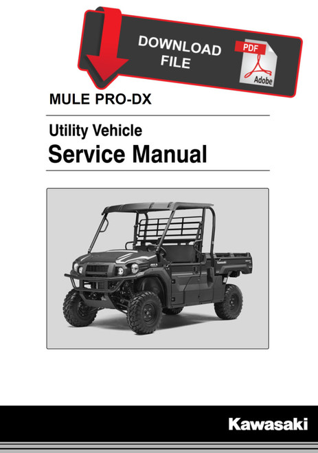 Kawasaki 2016 Mule Pro-DX Diesel EPS LE Service Manual
