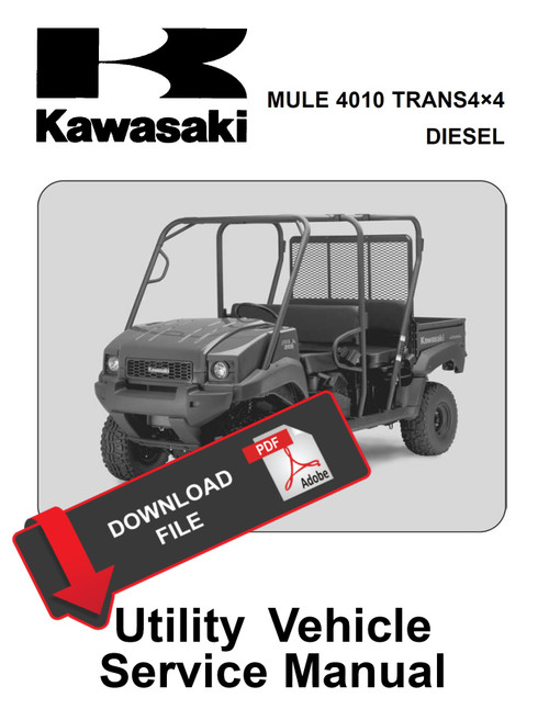 Kawasaki 2013 Mule 4010 Trans Diesel 4x4 Service Manual