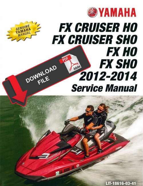 Yamaha 2013 Waverunner FX SHO Service Manual