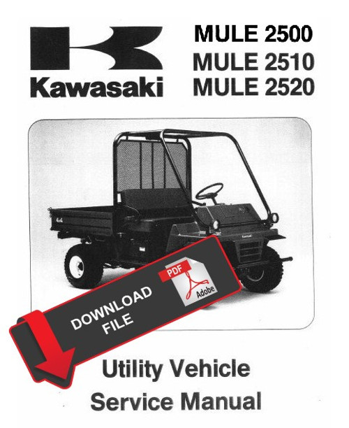 Kawasaki 1996 Mule 2500 Service Manual