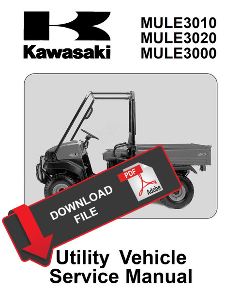 Kawasaki 2004 Mule 3020 Service Manual
