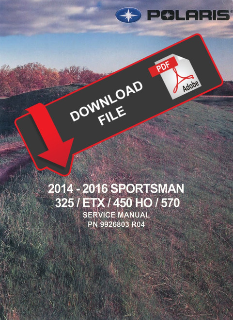 Polaris 2016 Sportsman Forest 570 EFI EPS Service Manual