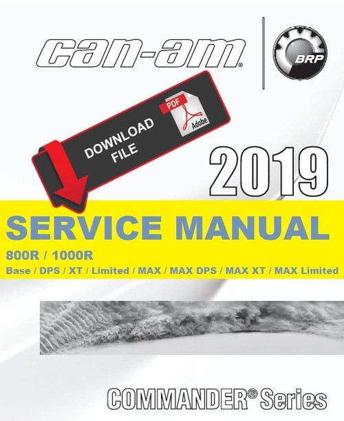 Can-Am 2019 Commander Mossy Oak 1000R Service Manual