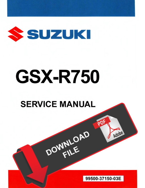 Suzuki 2016 GSX-R 750 Service Manual