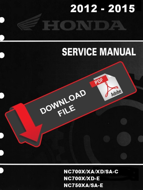 Honda 2013 NC750X Service Manual