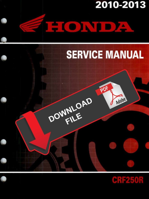 Honda 2012 CRF250R Service Manual