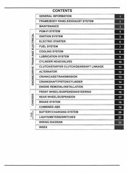 Honda 2014 Cbr600rr Service Manual
