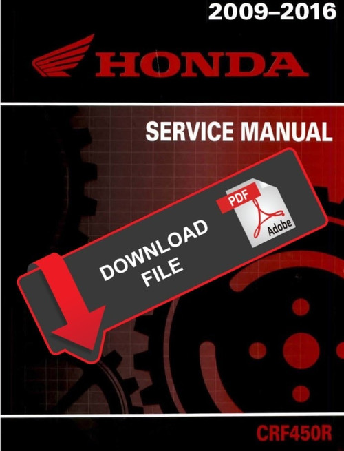 Honda 2016 CRF450R Service Manual