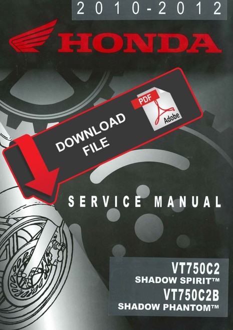 Honda 2012 VT750 Shadow Spirit Service Manual