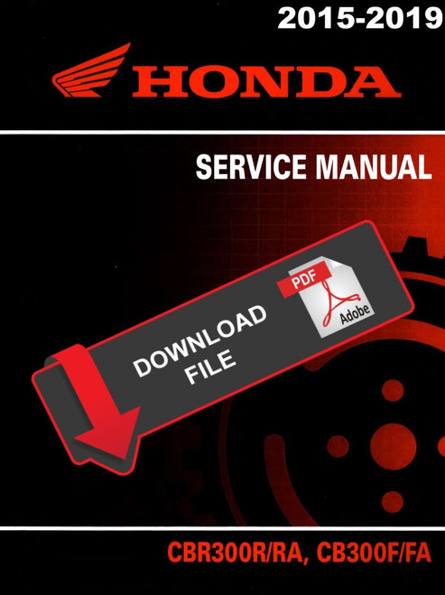 Honda 2015 CBR300R Service Manual