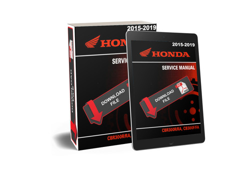 Honda 2019 CBR300RA Service Manual