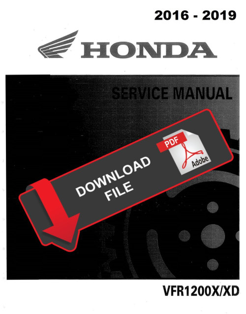 Honda 2017 VFR1200XD Service Manual