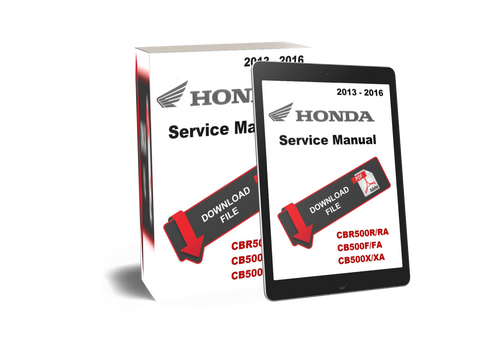 Honda 2016 CB500X Service Manual